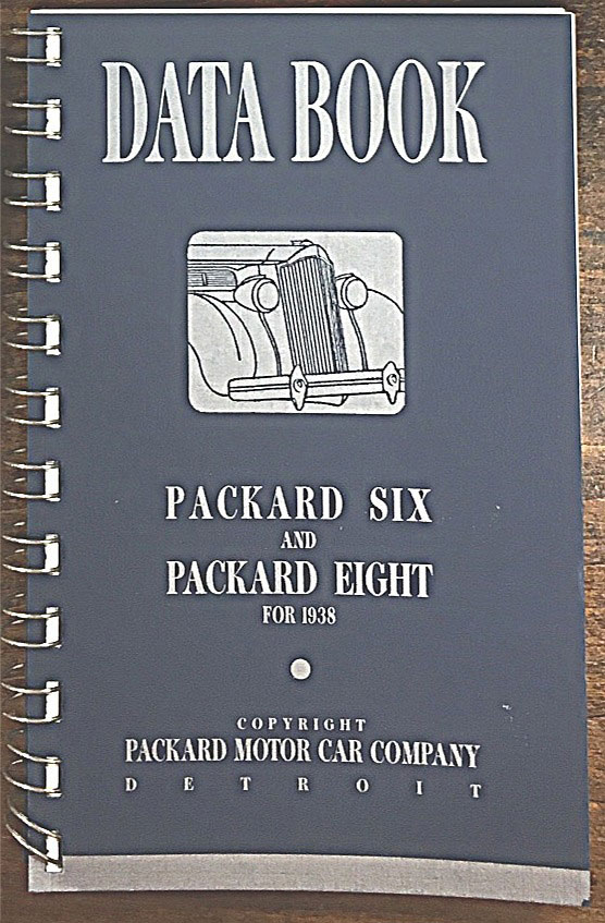 DB-38A, 1938 Six & Eight Data Book DB-38A, 1938 Six & Eight Data Book